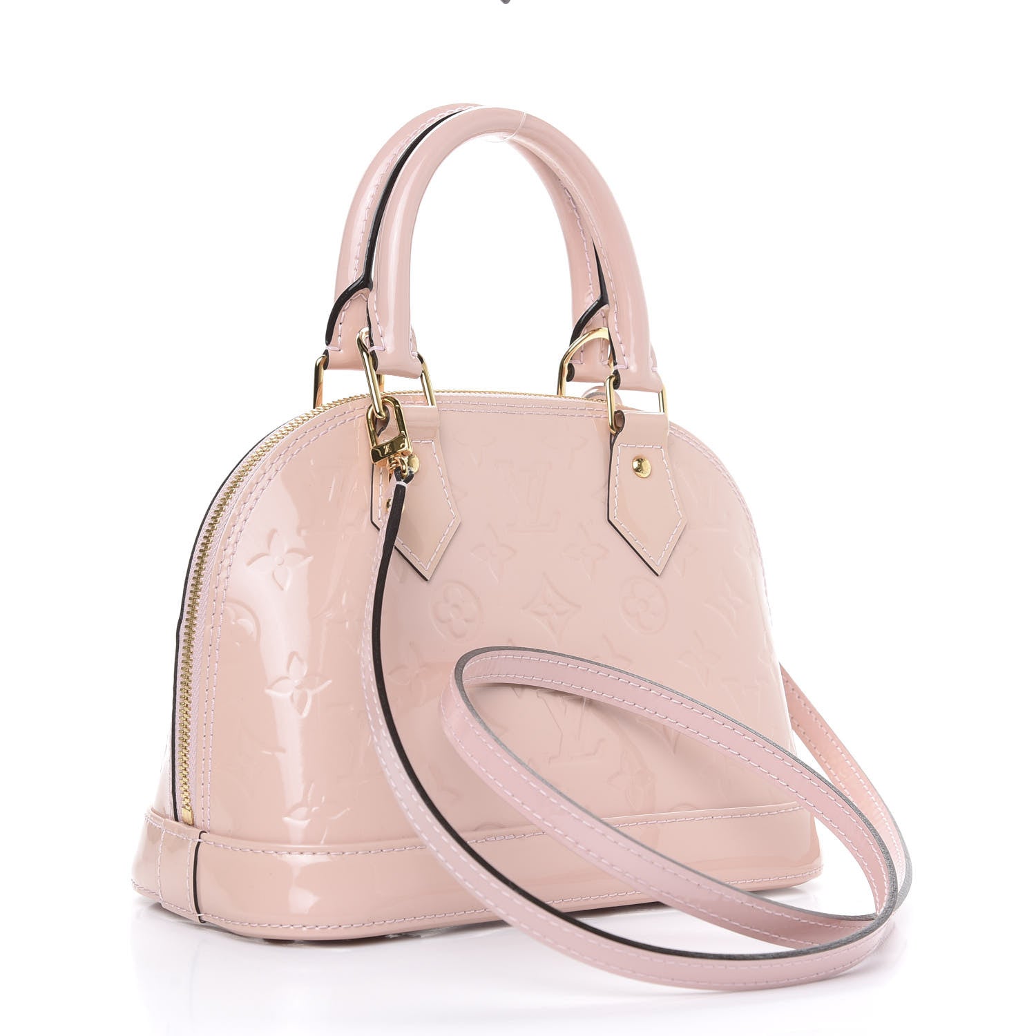 Louis Vuitton Vernis Alma BB Rose Ballerine 4 of 9