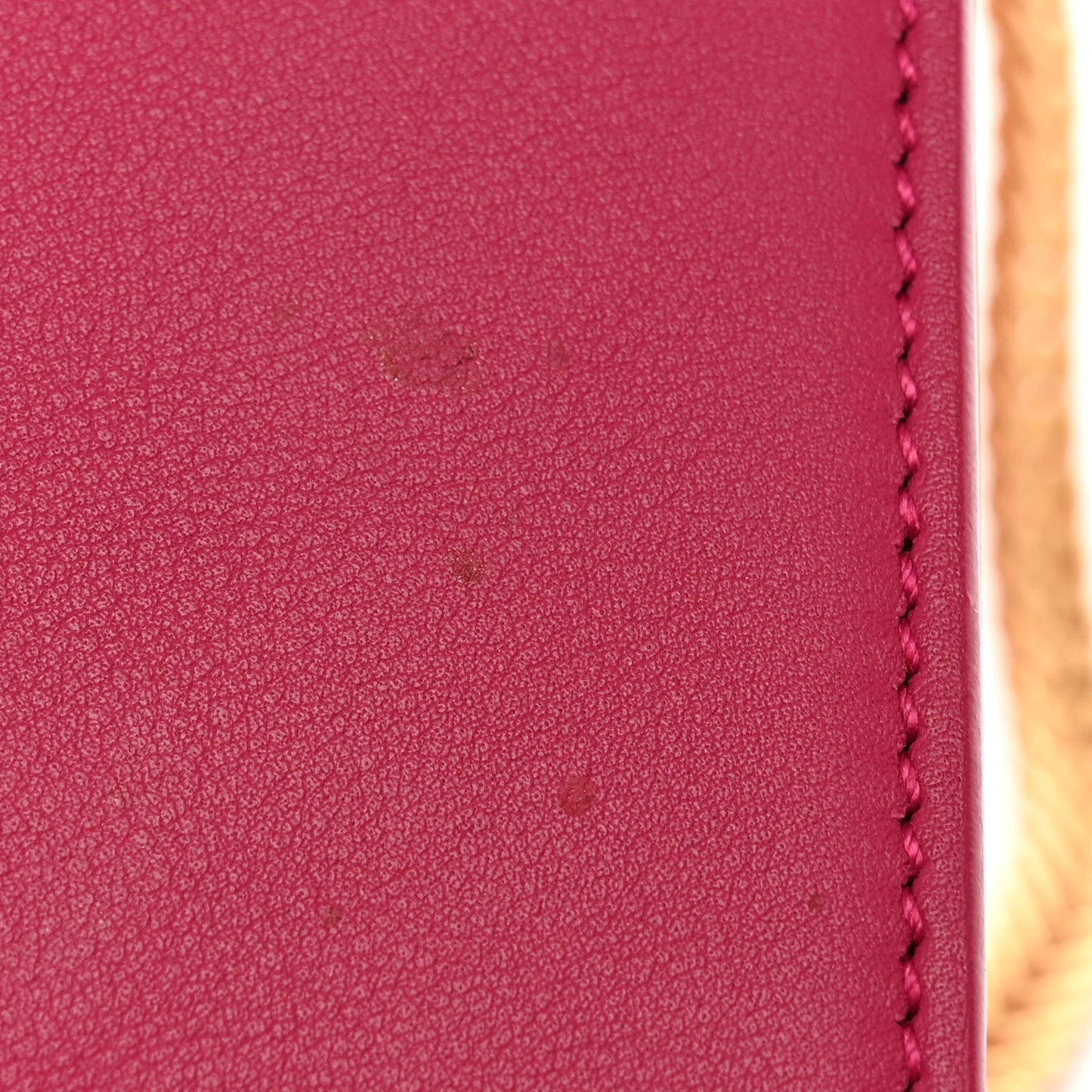 Calfskin Small Classic Y Satchel Fuchsia