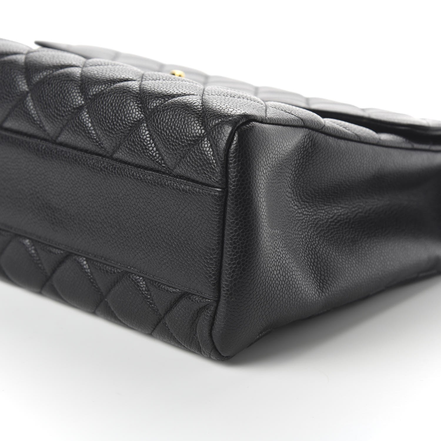 Chanel Caviar Jumbo Single Flap Black 7 of 11