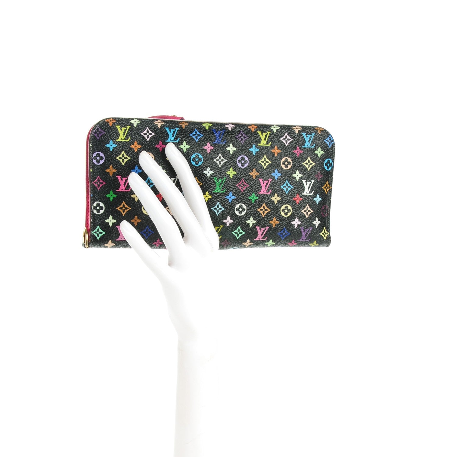 Louis Vuitton Monogram Multicolor Insolite Wallet Black Grenade 2 of 9