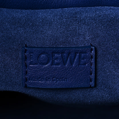 Loewe Satin Calfskin Monochrome Flamenco Knot Clutch Deep Purple Glaze 5 of 7