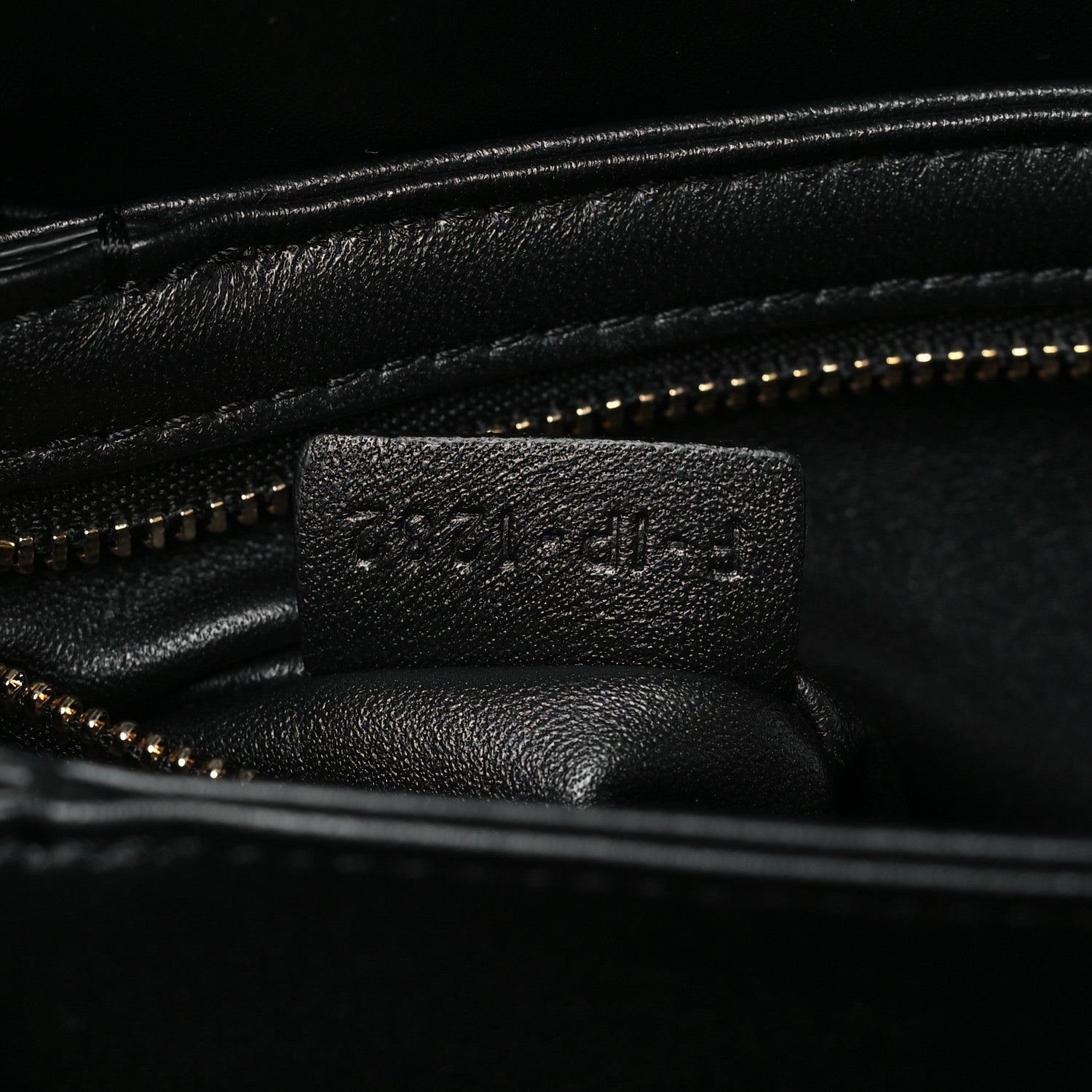 Celine Shiny Calfskin Medium Triomphe Black 7 of 9