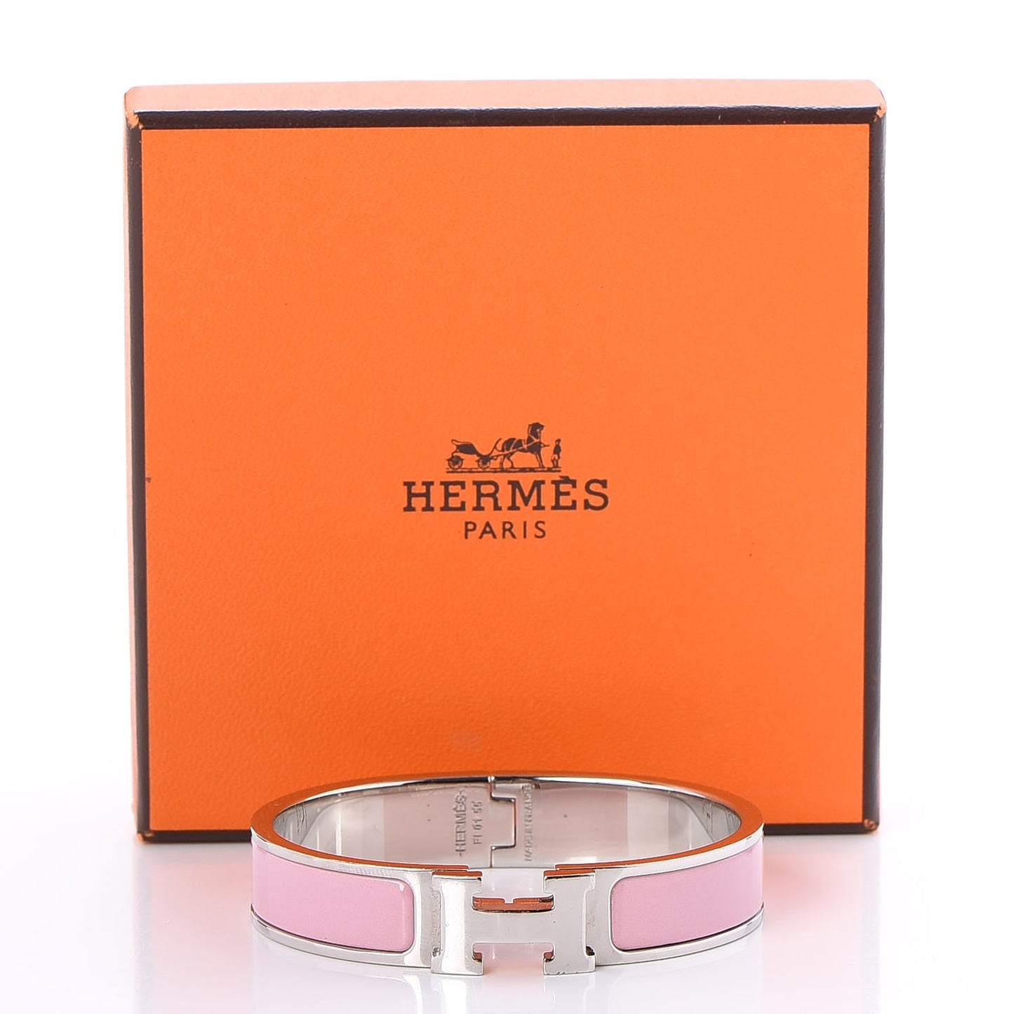Enamel Narrow Clic Clac H Bracelet PM