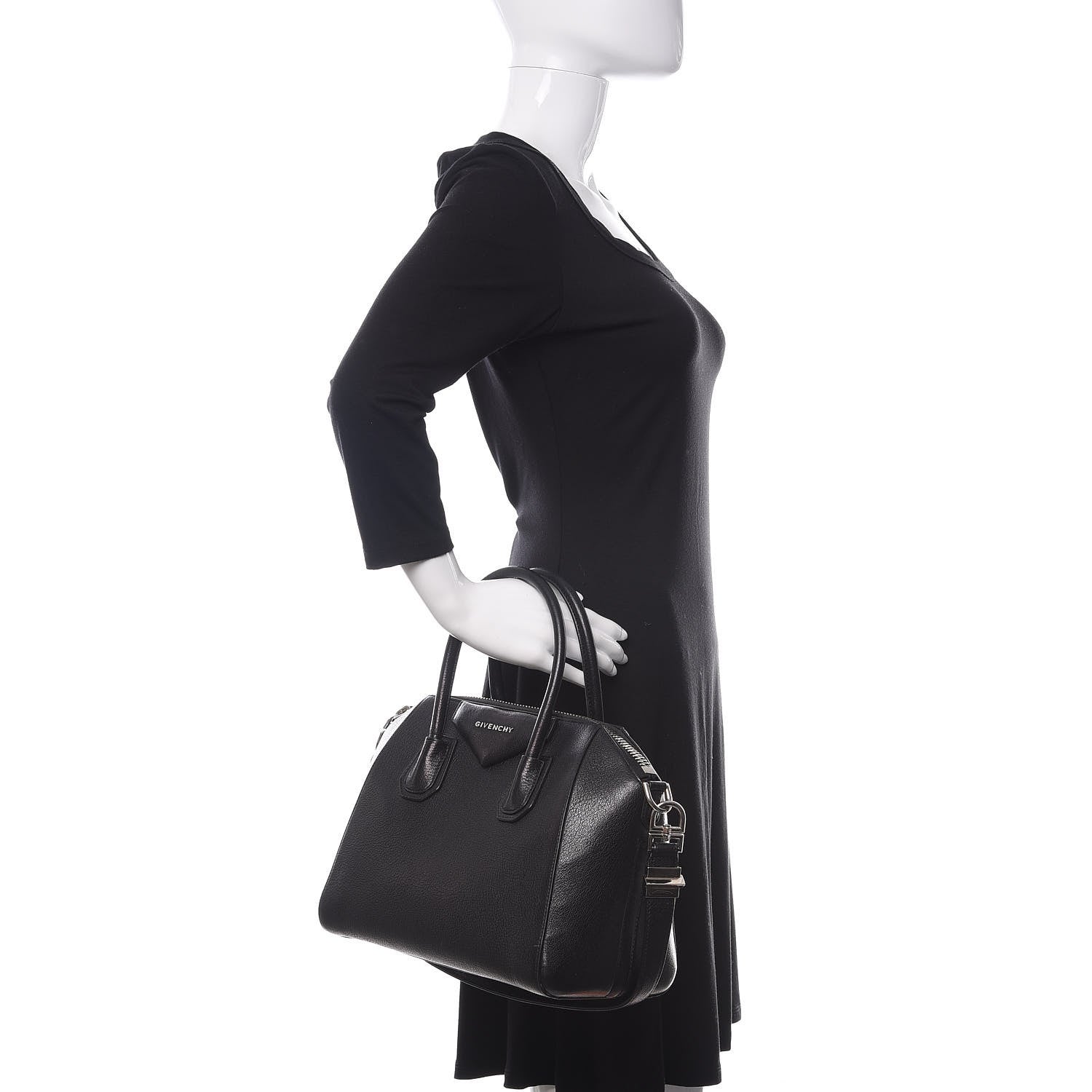 Givenchy Sugar Goatskin Small Antigona Black 3 of 17