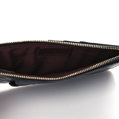 Chanel Lambskin Quilted Classic Flat Wallet Pouch Black 5 of 9