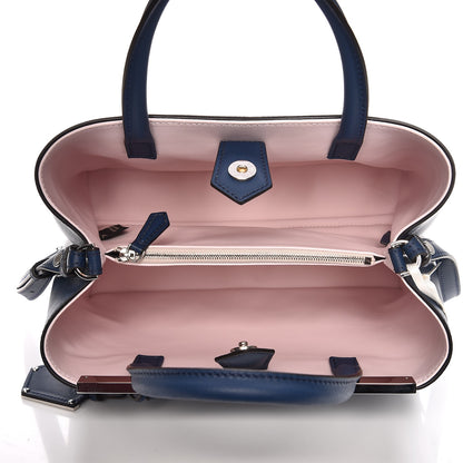 Fendi Vitello Dolce Century Petite 2Jours Tote Blue Rosa Doll 5 of 8