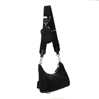 Prada Nylon Re-Edition 2005 Shoulder Bag Black 3 of 15