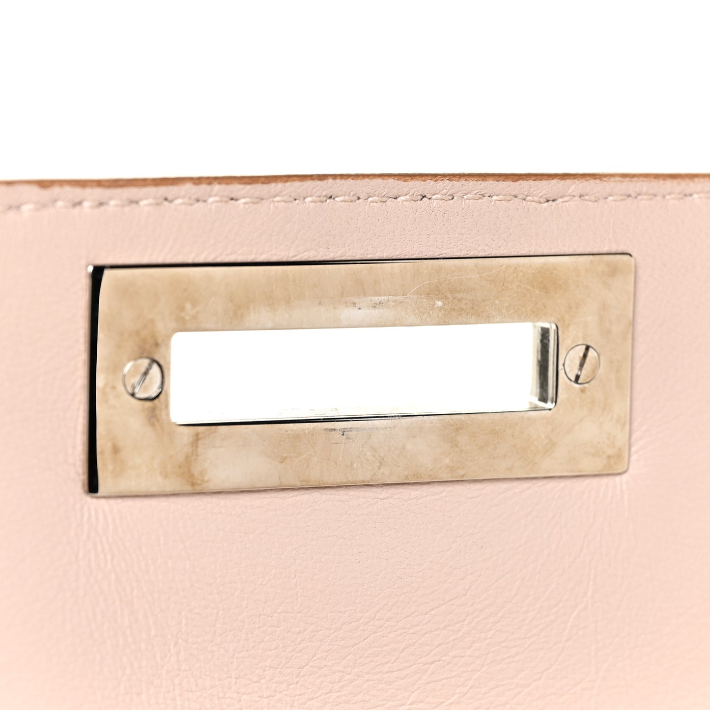 Calfskin Medium Sofia Satchel Beige