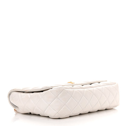 Versace Nappa Quilted La Medusa Chain Crossbody White 4 of 13