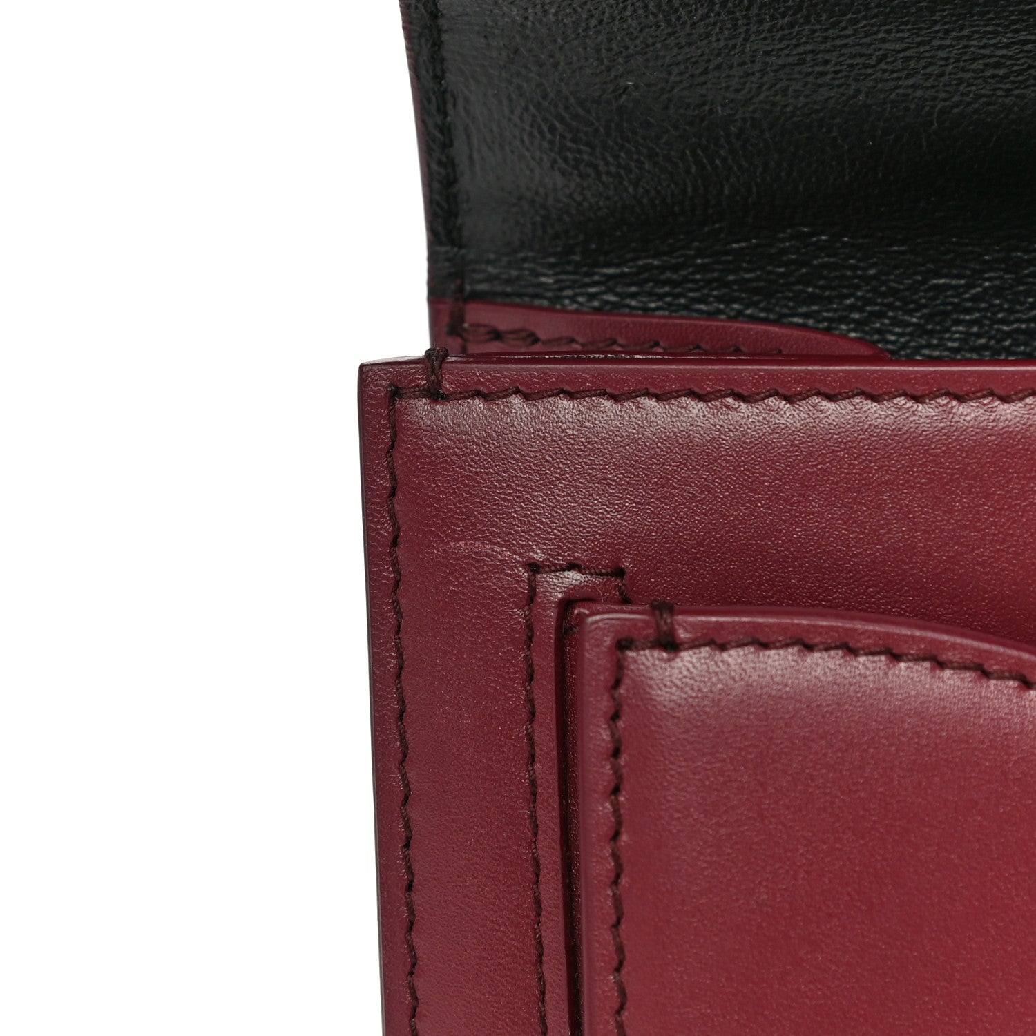 Balenciaga Box Calfskin XS Sharp Top Handle Bag Burgundy 21 of 29