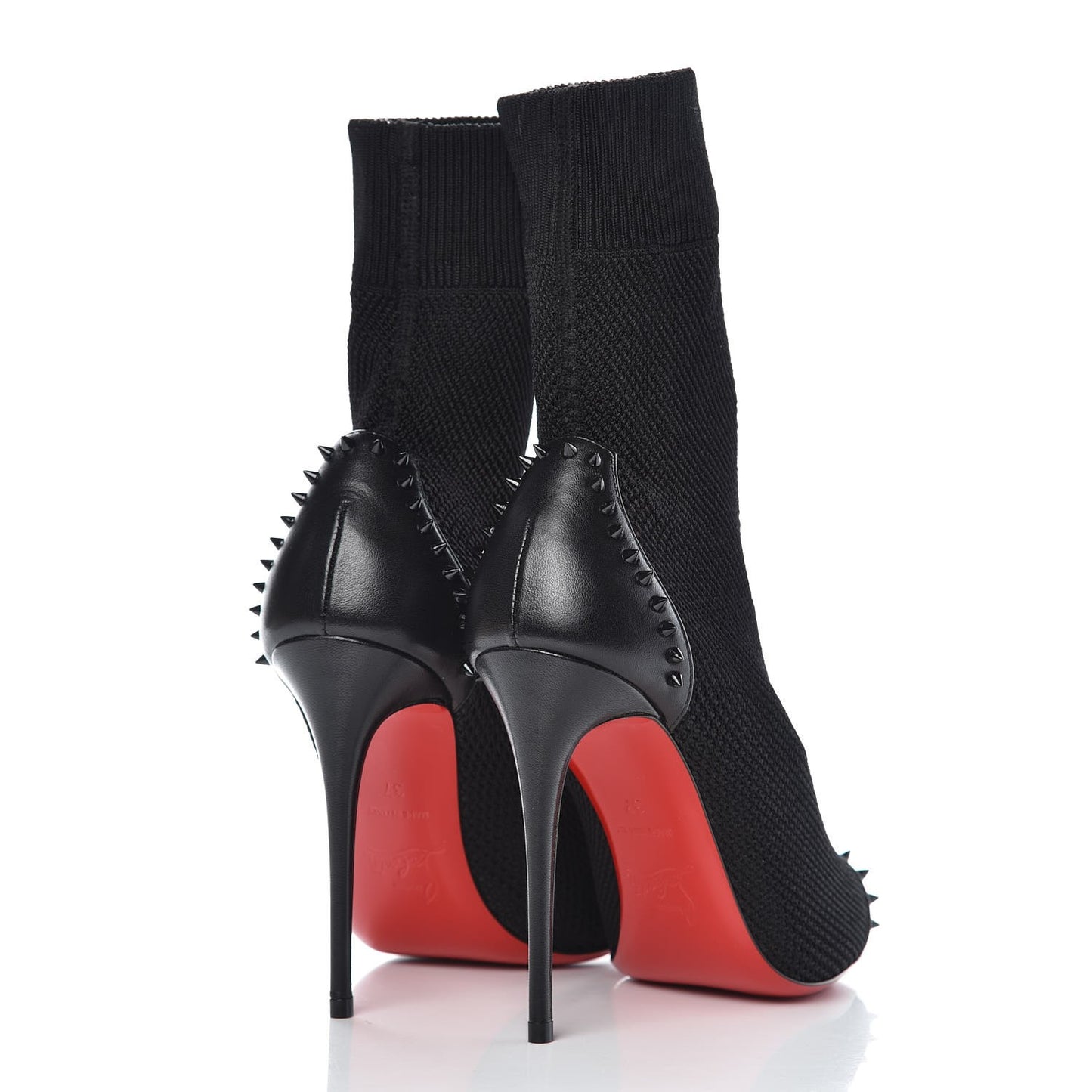 Shiny Nappa Maille Tricot Dovi Dova 100 Ankle Boots 37 Black