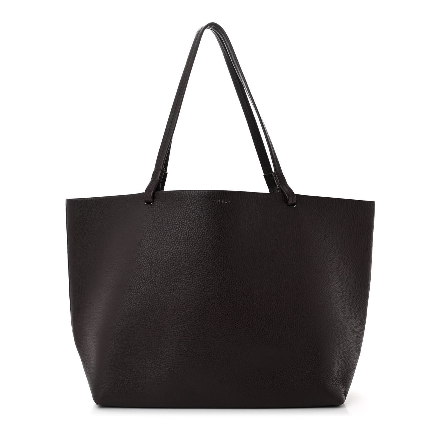 Grained Calfskin Park Tote Three Eggplant