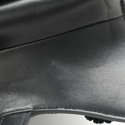 Christian Dior Lambskin Mini 3D Floral Saddle Bag Black 10 of 10