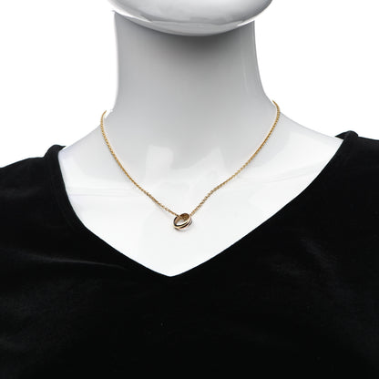 Cartier 18K Pink Yellow White Gold Baby Trinity Pendant Necklace 2 of 6