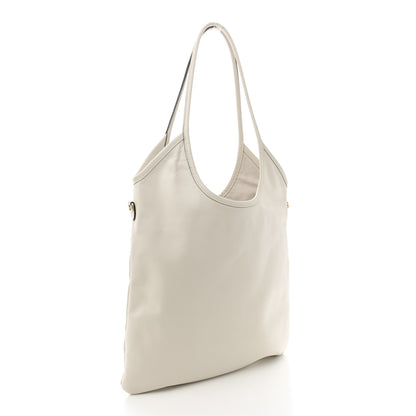 Miu Miu Nappa Ivy Bag Travertine Stone 3 of 11