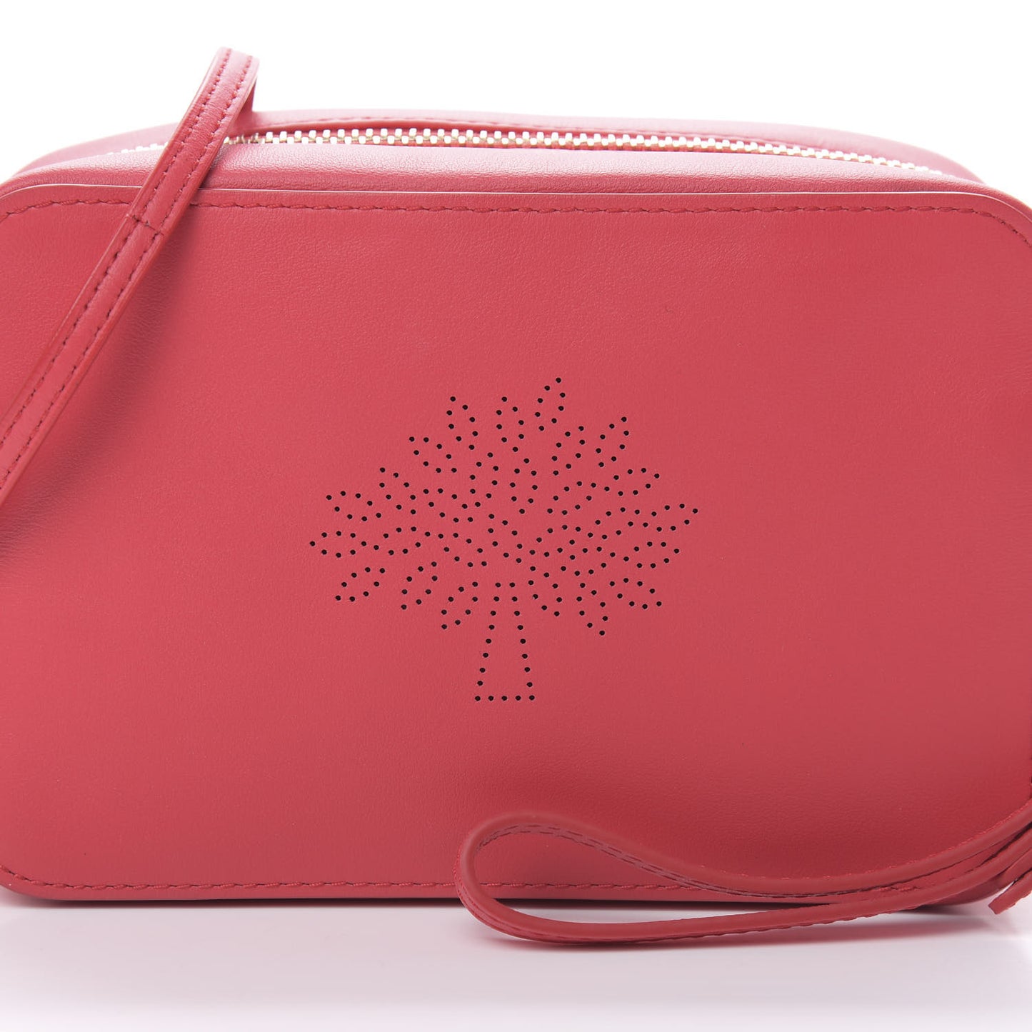 Calfskin Nappa Blossom Pochette With Strap Hibiscus