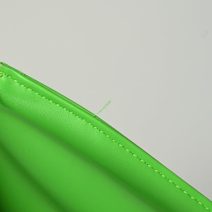 Telfar Vegan Leather Medium Shopping Bag Highlighter Green 7 of 15
