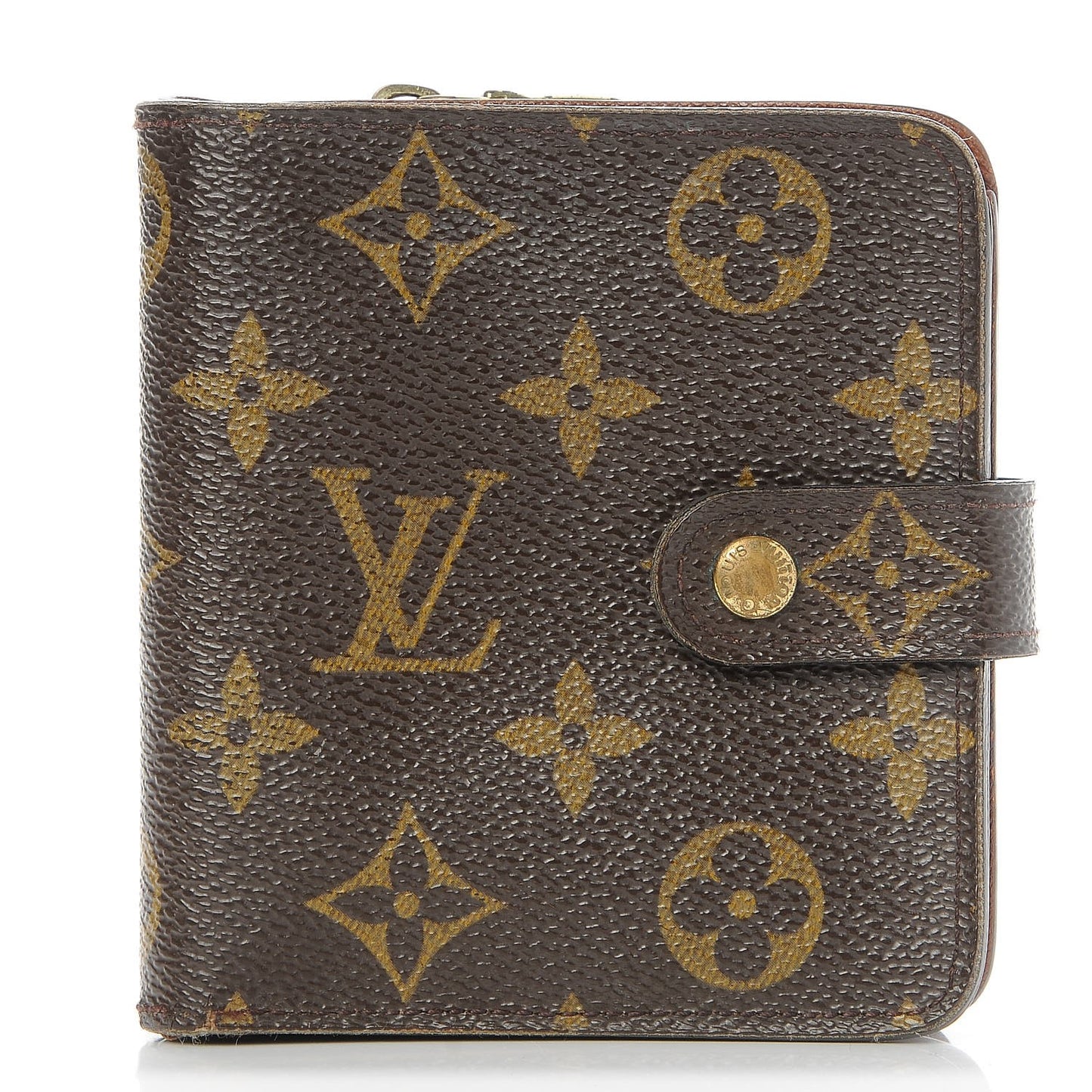 Monogram Compact Zippe Zipped Wallet