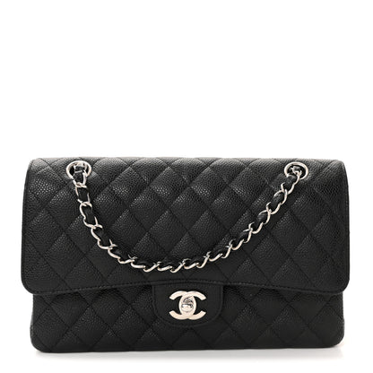 Chanel Caviar Quilted Medium Double Flap Black 1 of 11