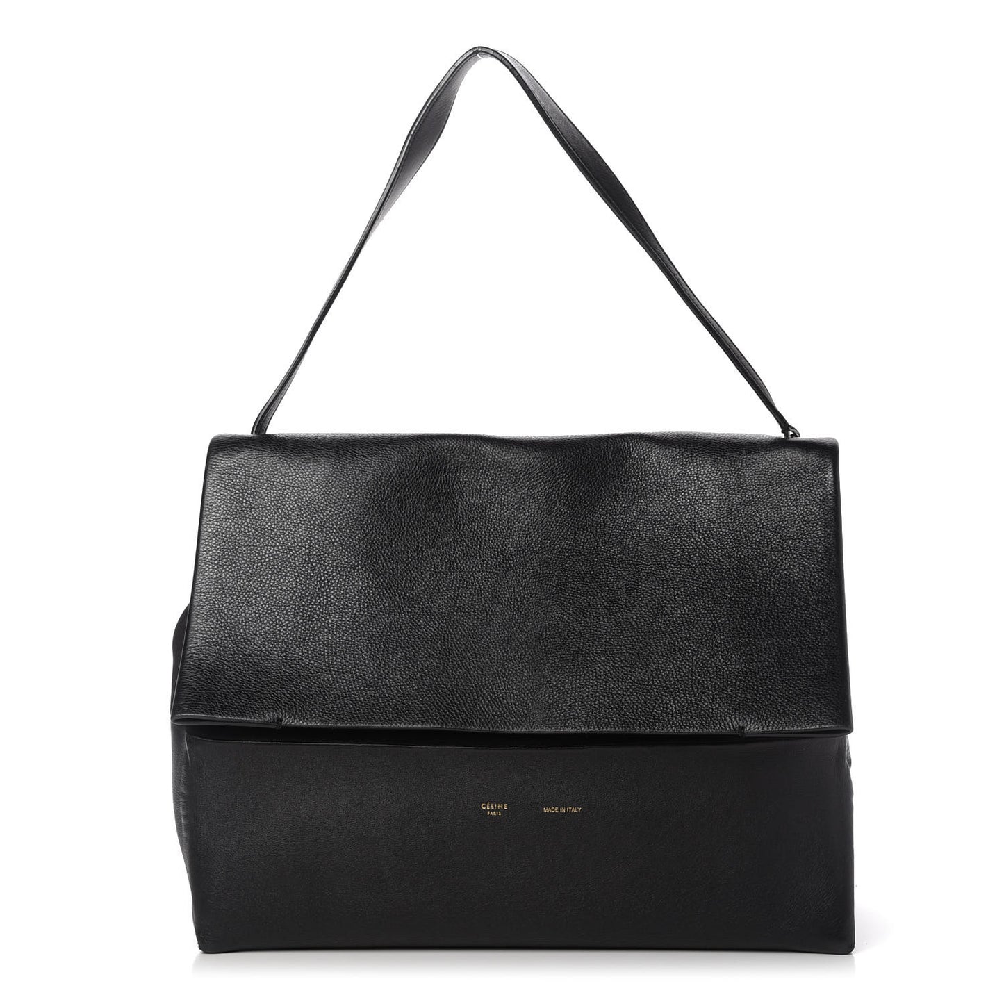 Baby Calfskin All Soft Shoulder Bag Black