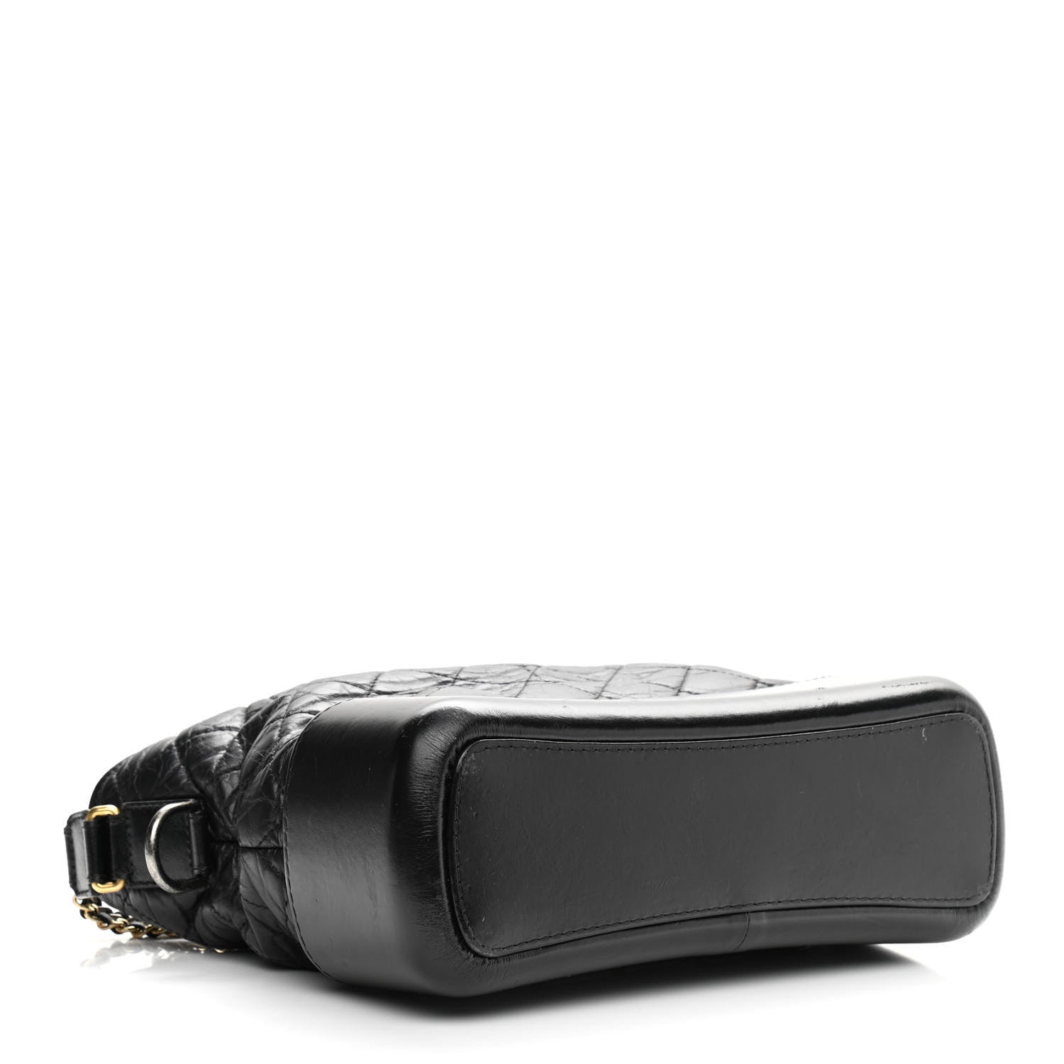 Chanel Aged Calfskin Quilted Medium Gabrielle Hobo Black 4 of 10