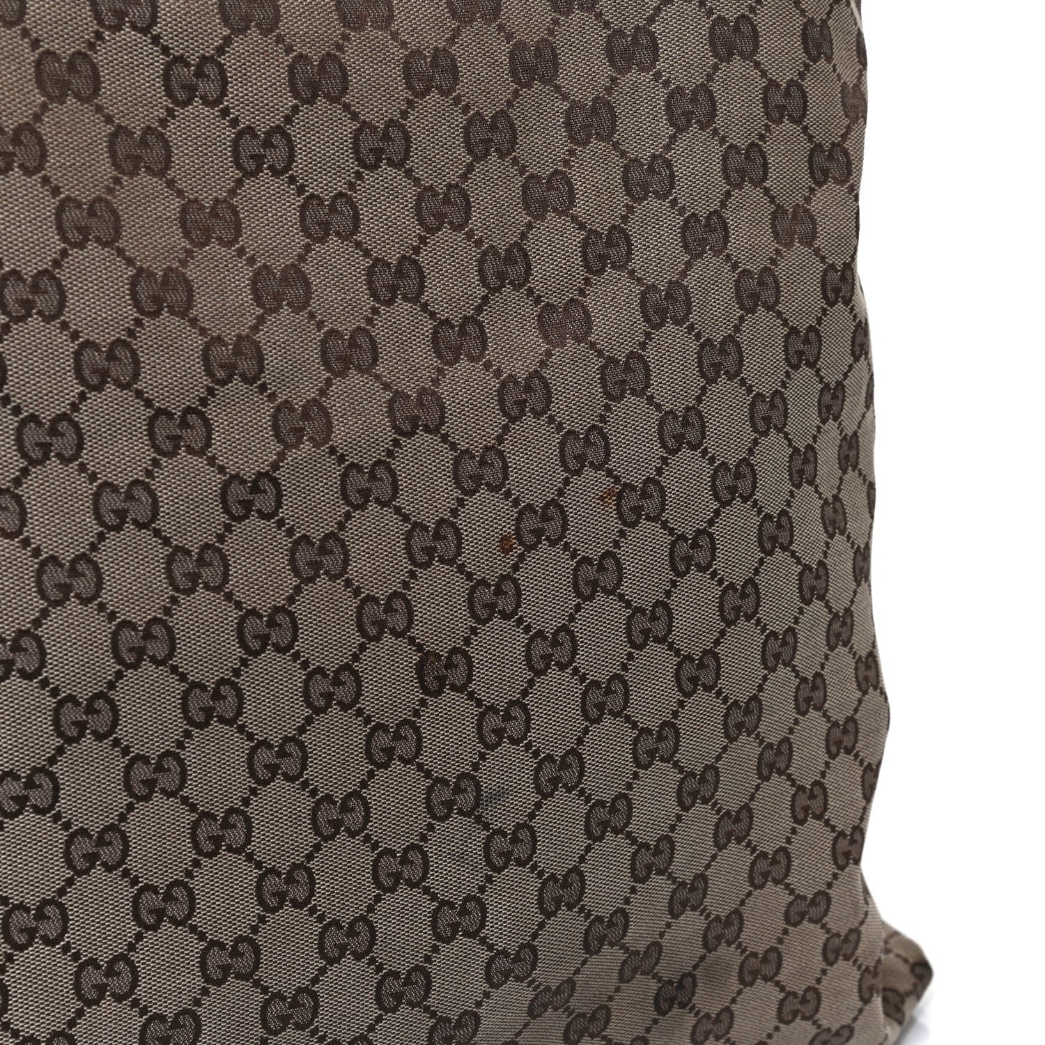 Gucci GG Monogram Large Web Handle Vertical Tote Dark Brown 13 of 14