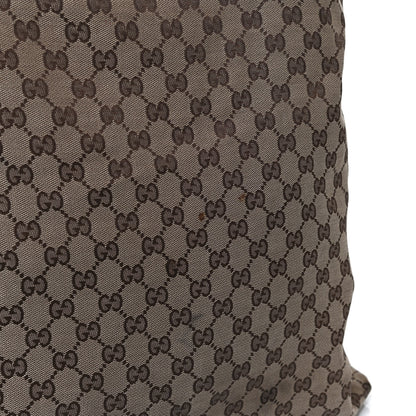 Gucci GG Monogram Large Web Handle Vertical Tote Dark Brown 13 of 14