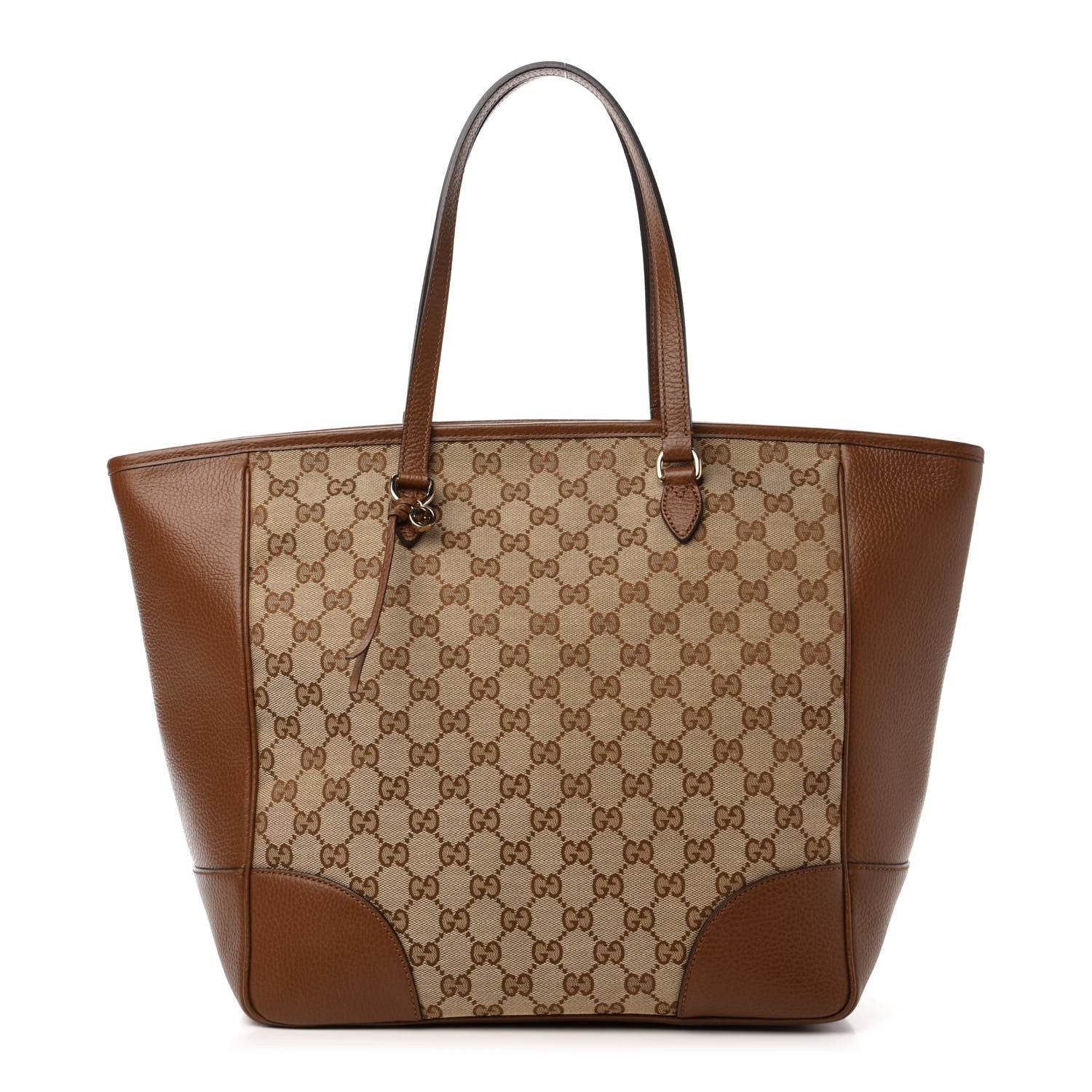 Gucci Monogram Medium Bree Zippered Tote Beige Tabacco 1 of 11