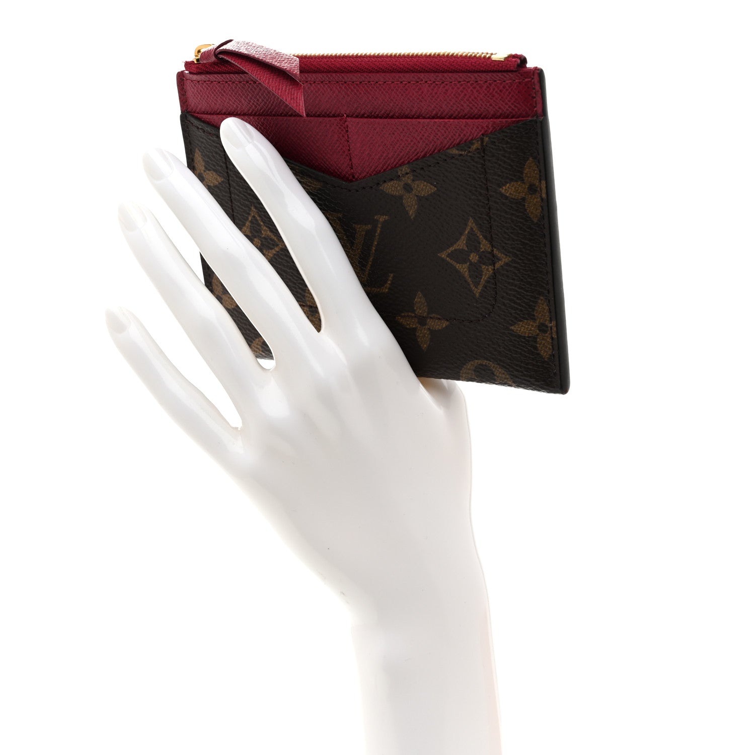 Louis Vuitton Monogram Zipped Card Holder Fuchsia 2 of 7