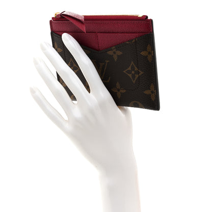 Louis Vuitton Monogram Zipped Card Holder Fuchsia 2 of 7