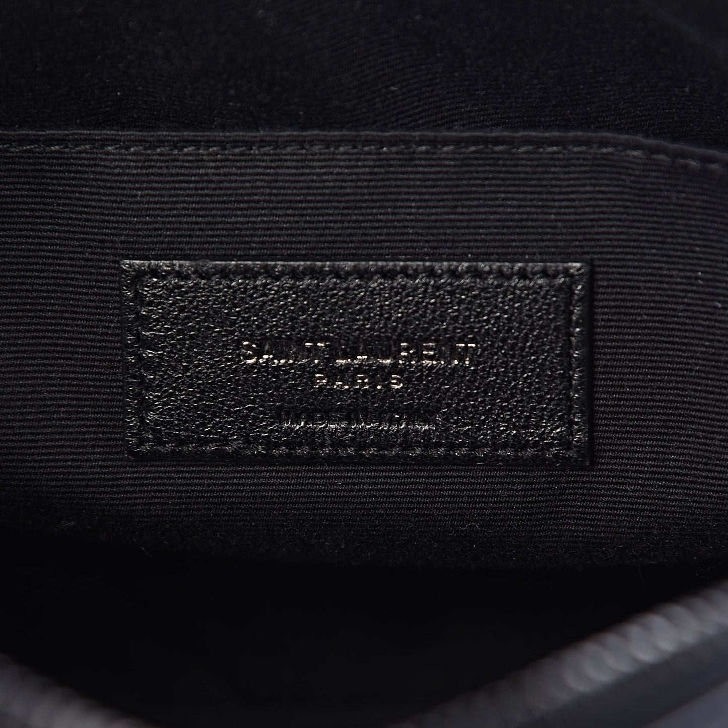 Calfskin Matelasse Monogram Lou Camera Bag Black