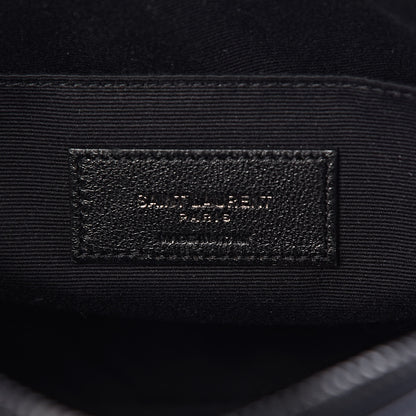 Saint Laurent Calfskin Matelasse Monogram Lou Camera Bag Black 6 of 10