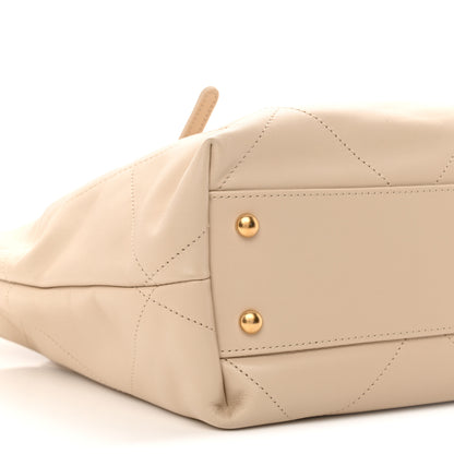 Chanel Calfskin Quilted Small Shopping Bag Beige 10 of 11
