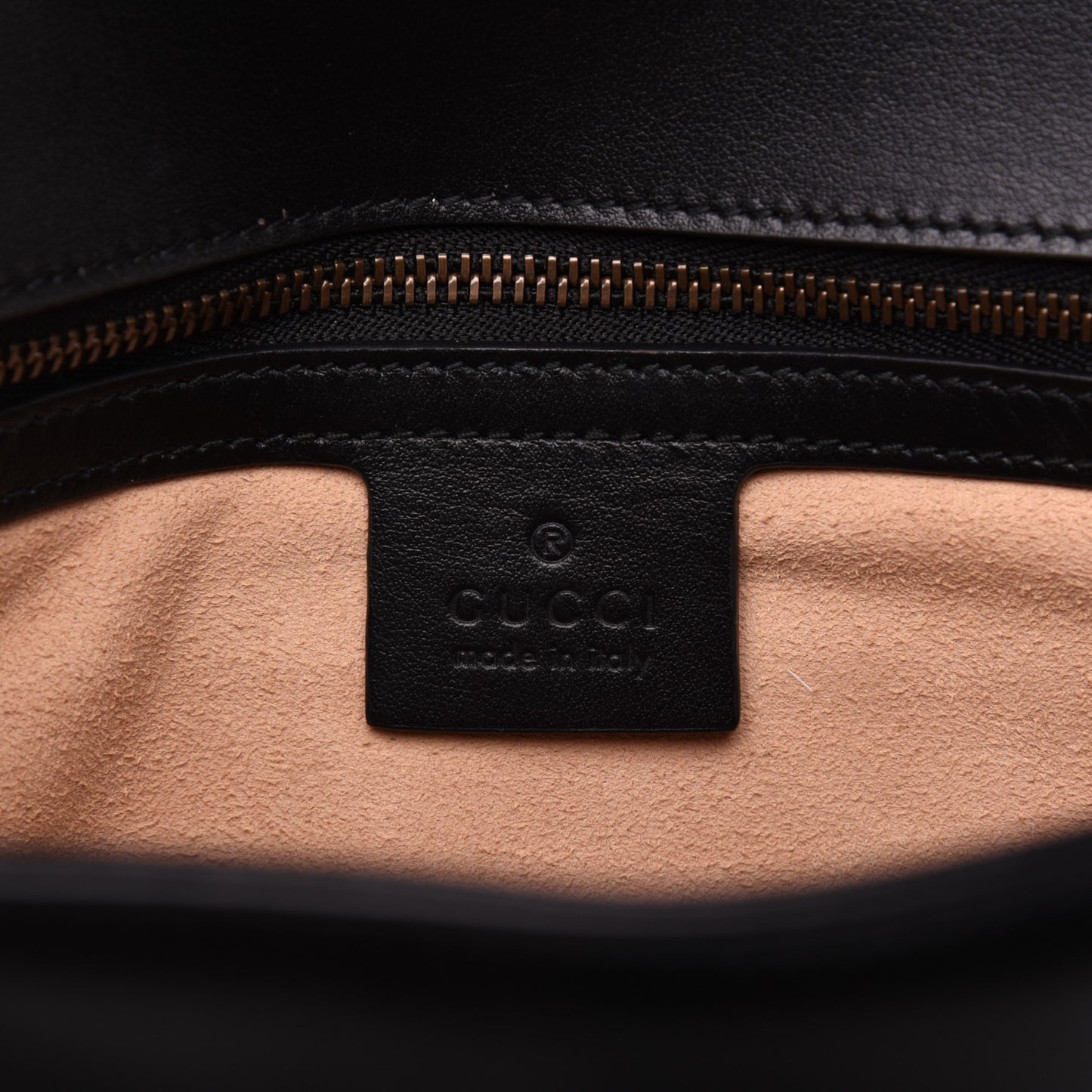 Calfskin Matelasse Small GG Marmont Shoulder Bag Black