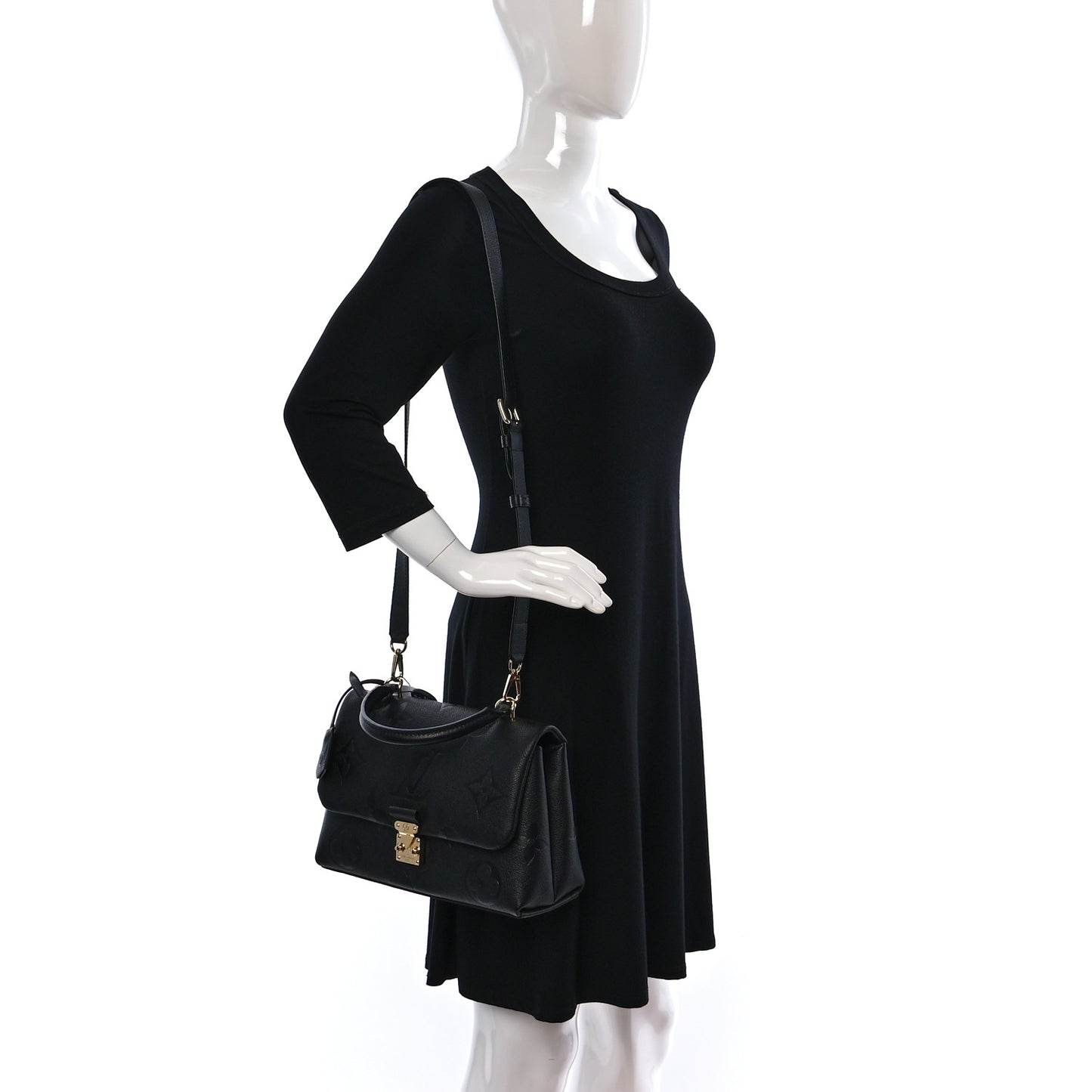 Empreinte Monogram Giant Madeleine MM Black