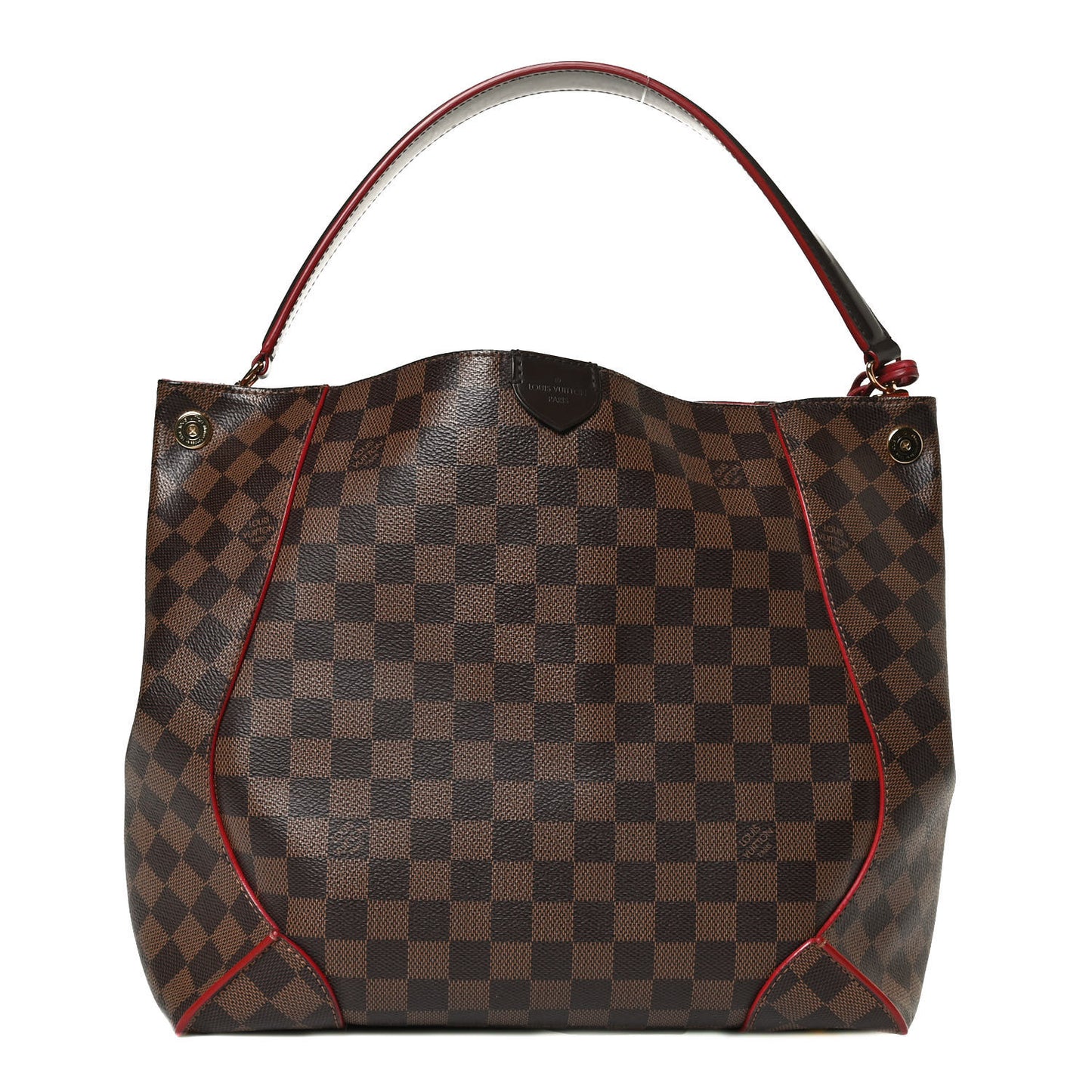 Damier Ebene Caissa Hobo Cherry