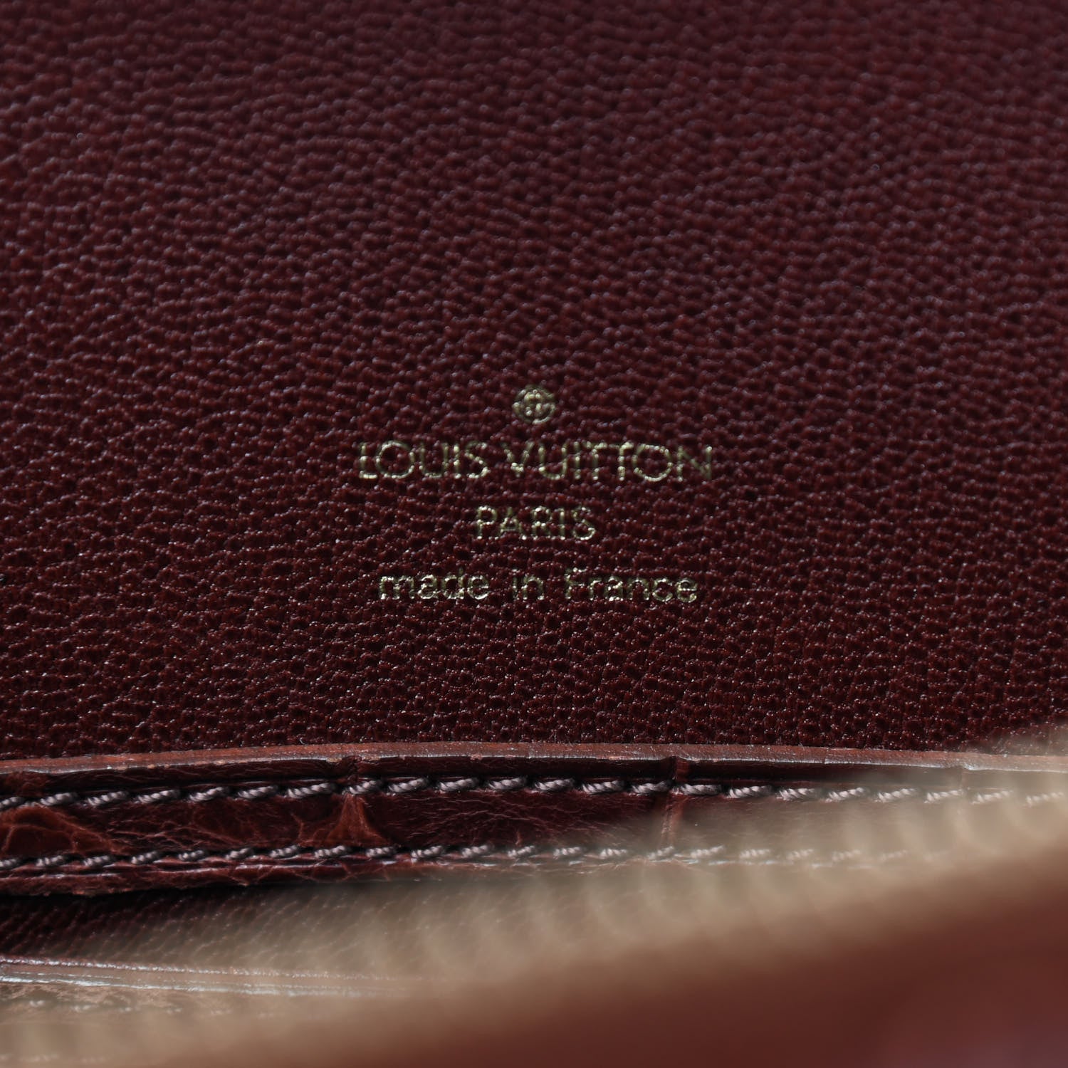 Louis Vuitton Matte Alligator Alma PM Havane 8 of 8