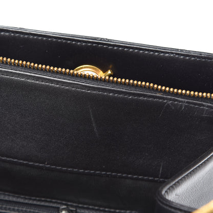Chanel Calfskin Stitched XL Weekender Black 7 of 11