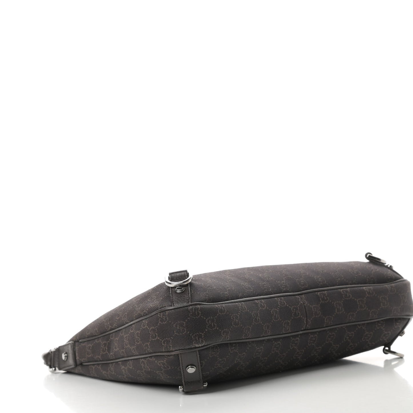 Denim Monogram Abbey D Ring Hobo Brown