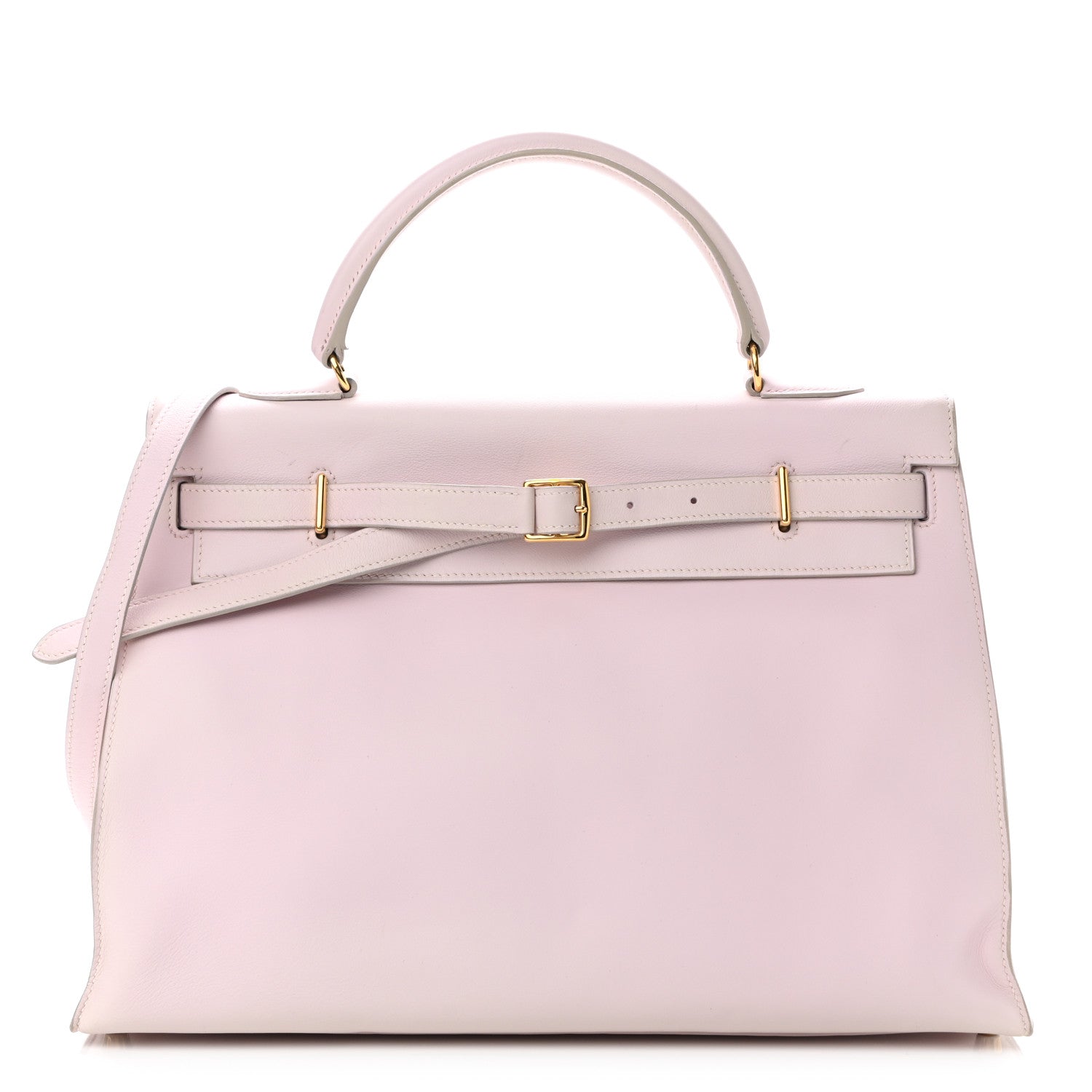 Hermes Swift Kelly Flat 35 Rose Dragee 1 of 10