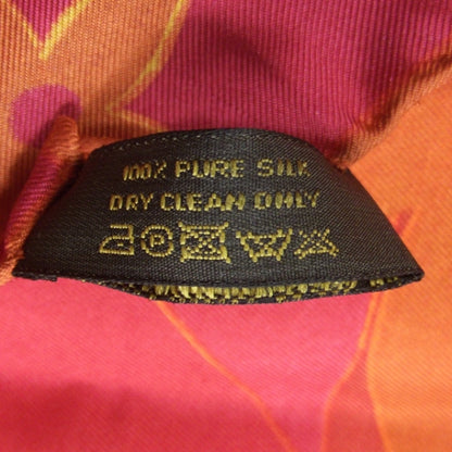 Louis Vuitton Silk Monographic Carre Scarf Orange 5 of 5