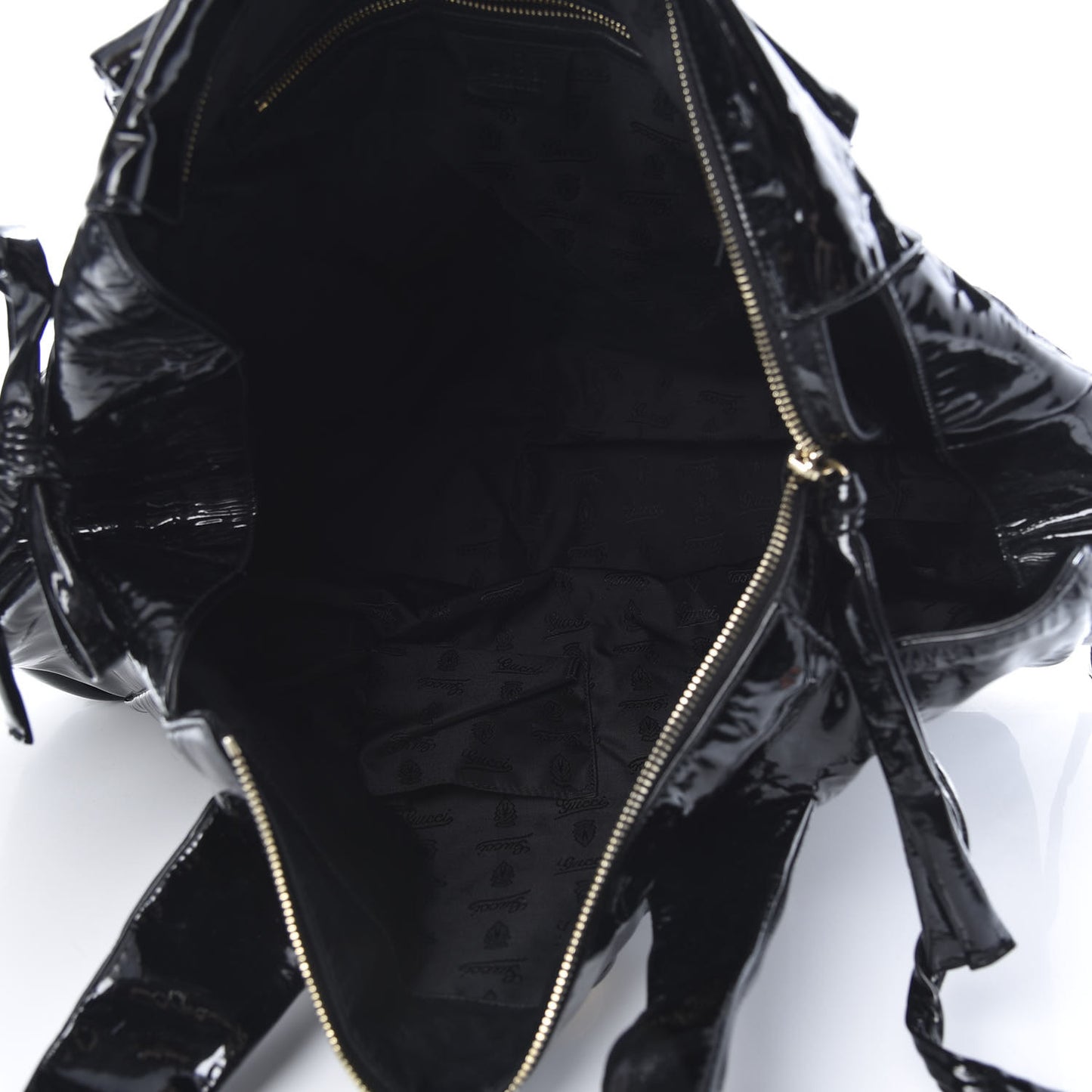 Patent Large Hysteria Tote Black