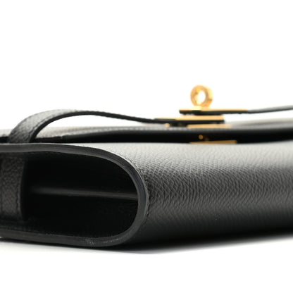 Hermes Epsom Kelly Wallet To Go Black 6 of 9