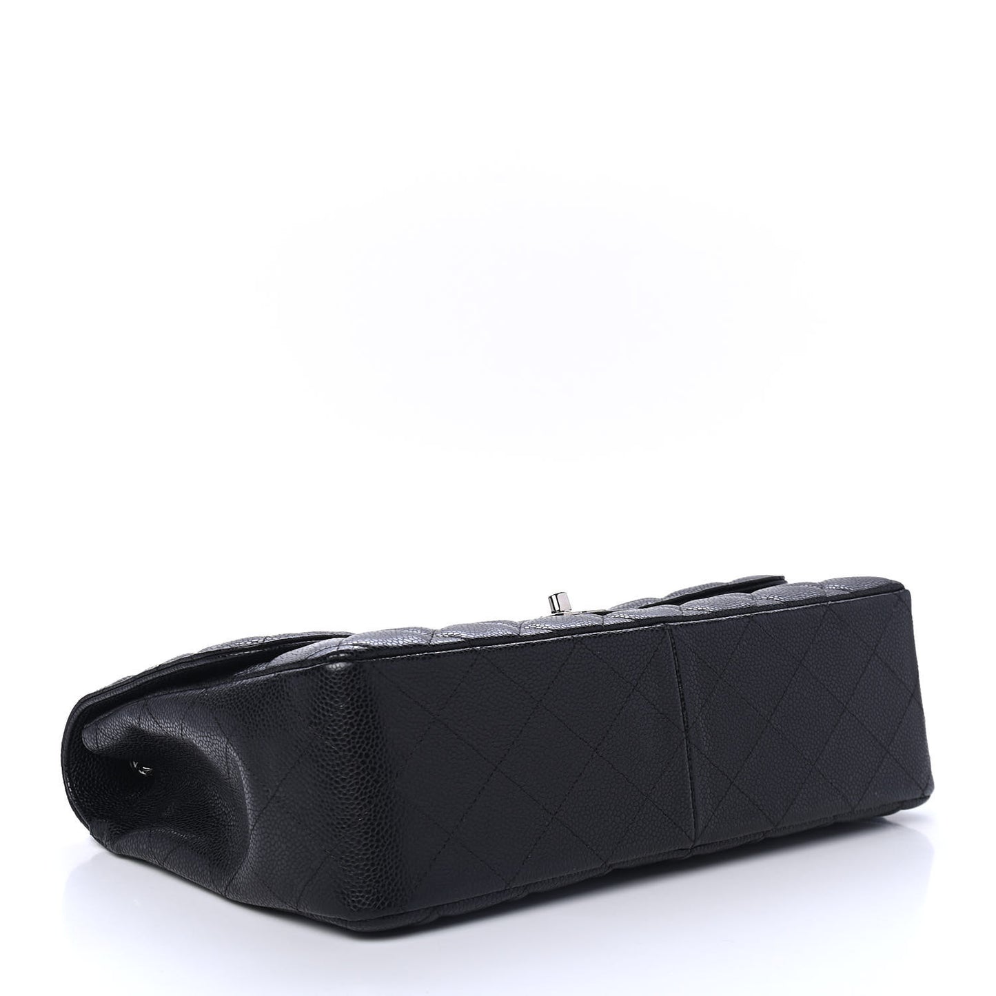 Caviar Quilted Jumbo Single Flap Black
