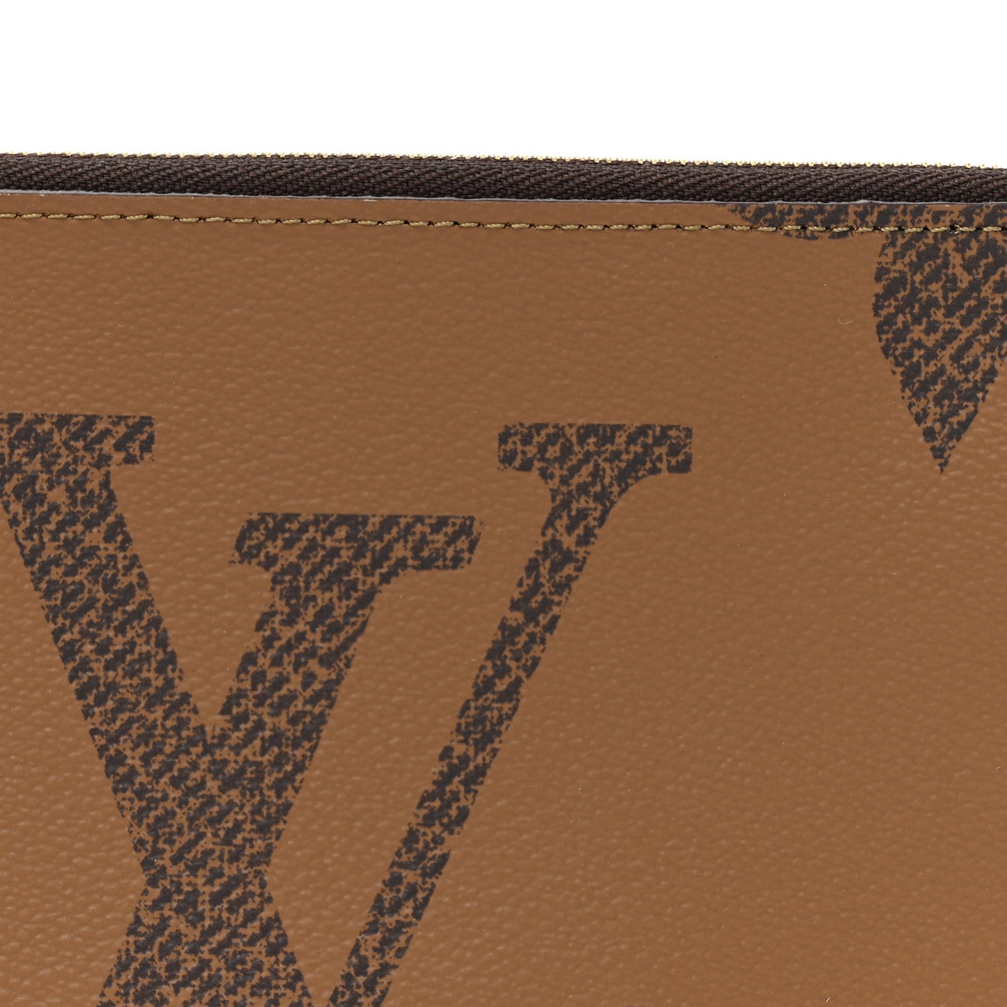 Reverse Monogram Giant Double Zip Pochette