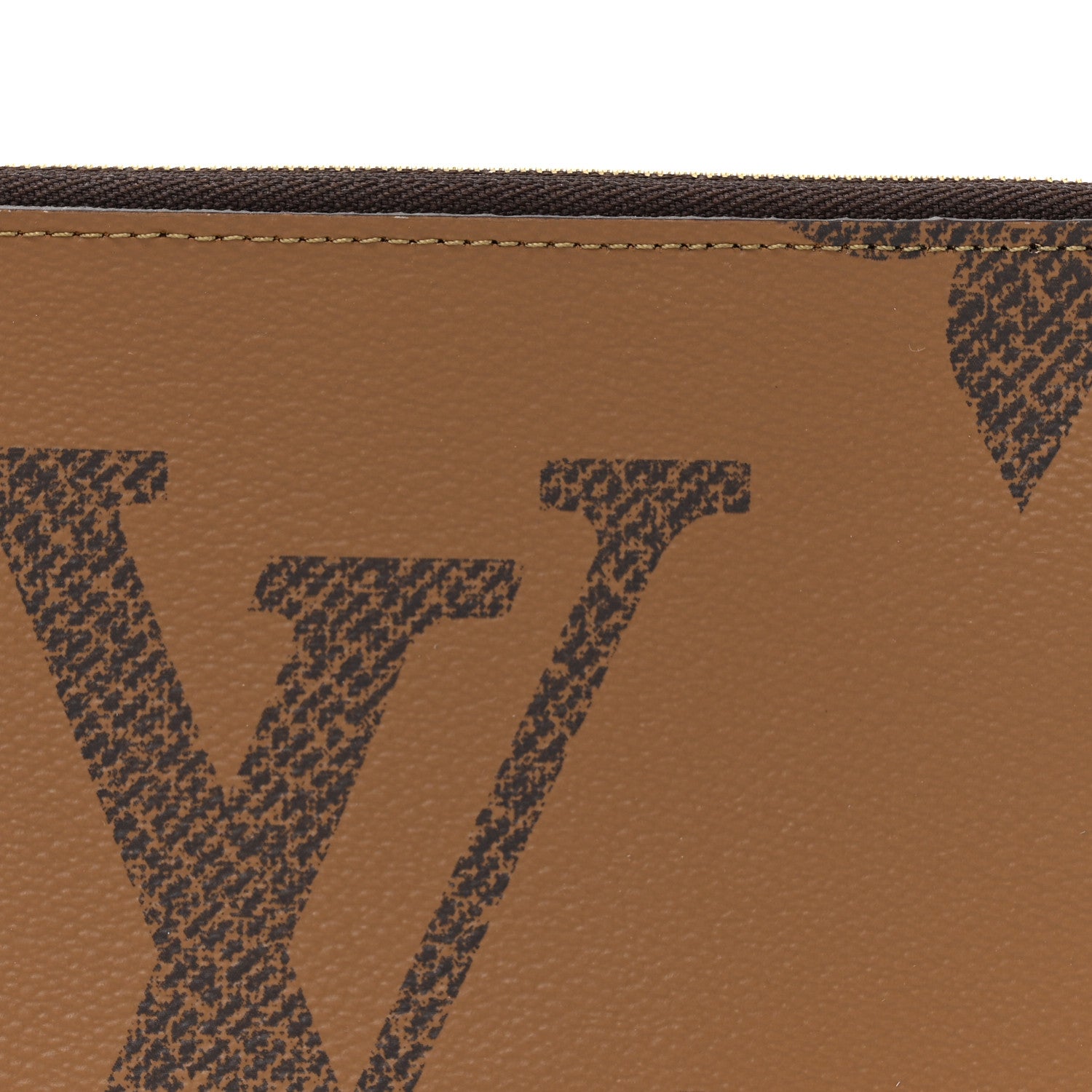 Louis Vuitton Reverse Monogram Giant Double Zip Pochette 8 of 11