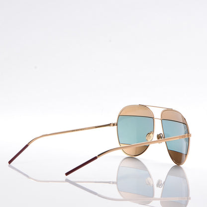 Christian Dior Split 1 Aviator Sunglasses Rose Gold 4 of 8