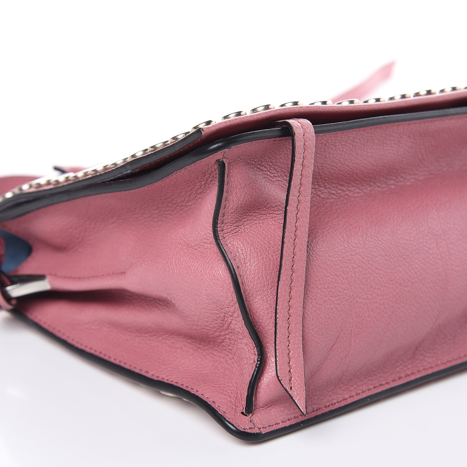 Prada Glace Calfskin Studded Etiquette Flap Loto Astrale 10 of 13