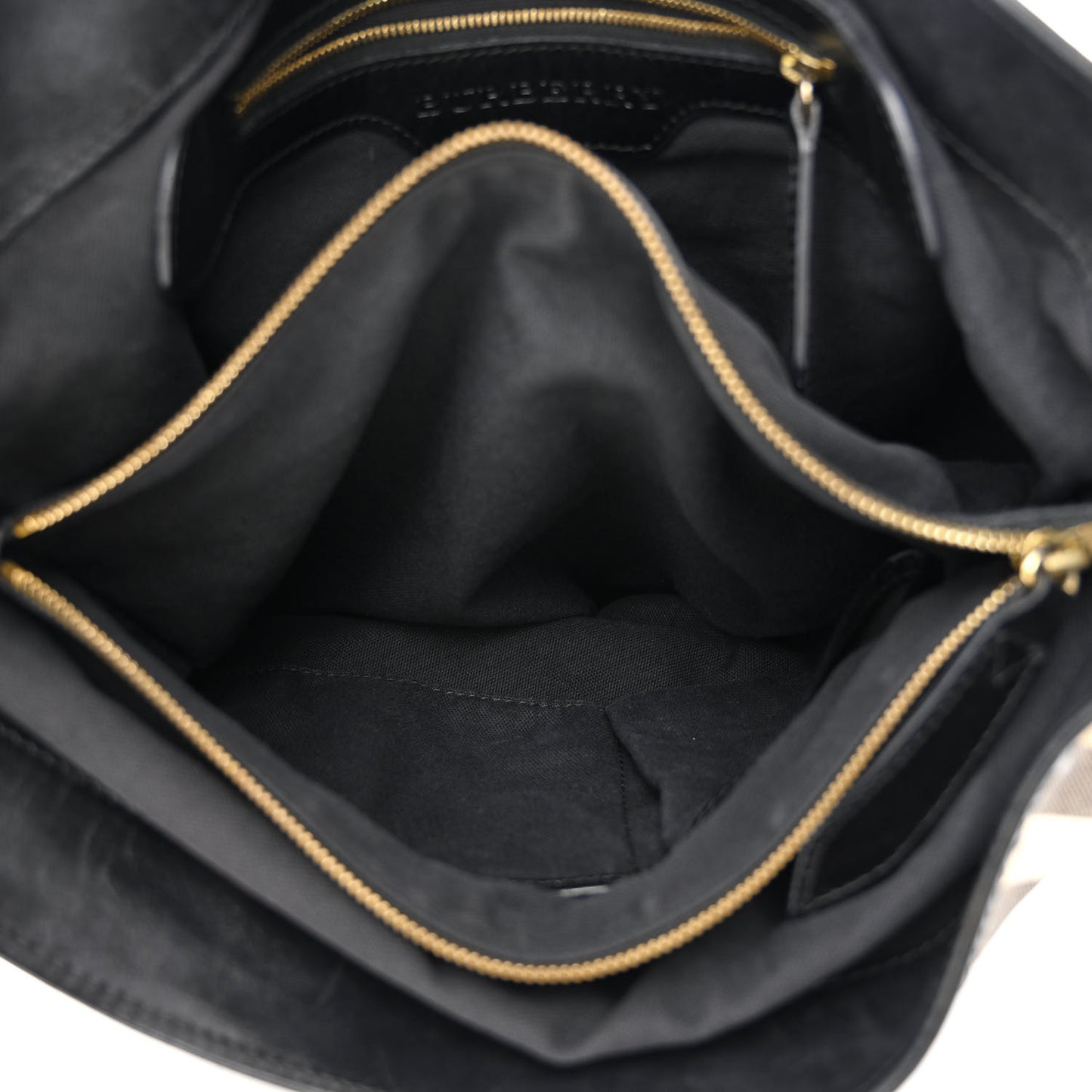 House Check Bridle Calfskin Medium Gosford Hobo Black