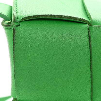 Bottega Veneta Lambskin Maxi Intrecciato Cassette Crossbody Bag Grass 14 of 20